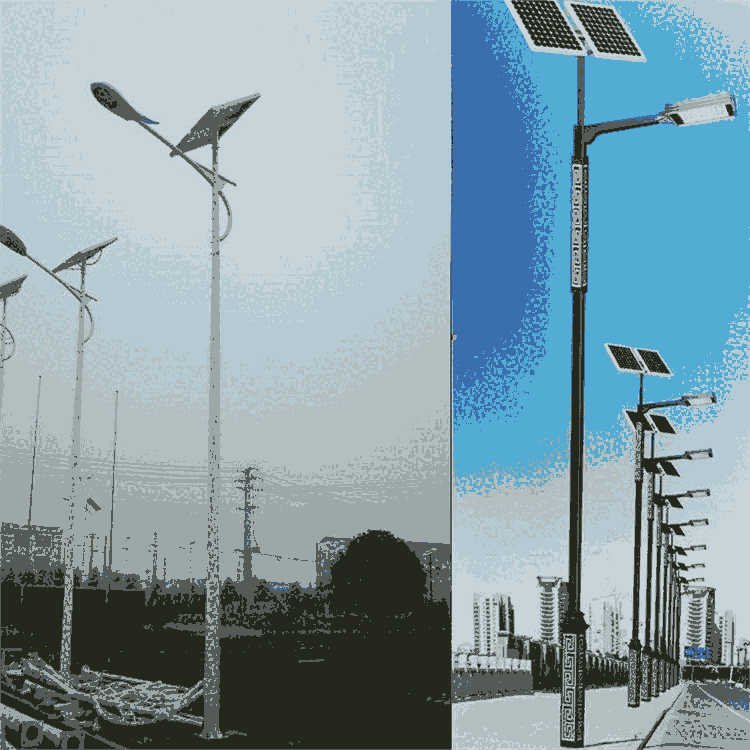 正規(guī)太陽(yáng)能路燈公司 太陽(yáng)能庭院燈 高桿燈 市電LED路燈廠家直銷